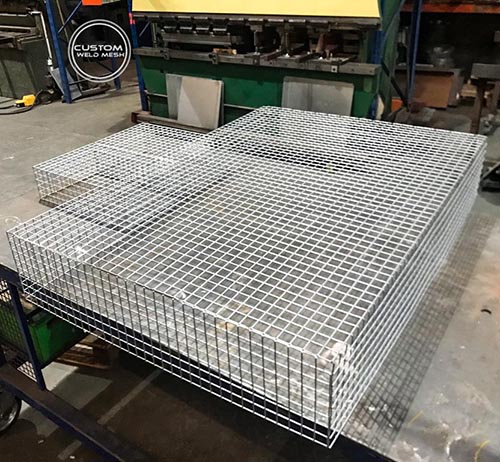 Heater guards light guards CCTV guards security cages wire mesh guards bespoke made to size 